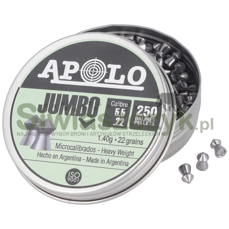 Śrut APOLO Jumbo Extra Heavy 5,52/250 1,40g(22,0gr)(E19921-2)-120844
