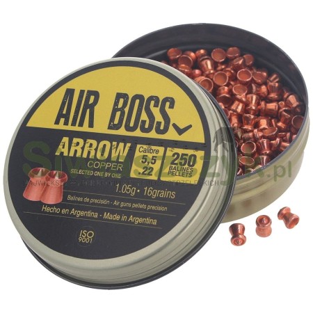 Śrut APOLO AIR BOSS Arrow 5,5/250 1,05g(16,00gr)(E30100)-120854