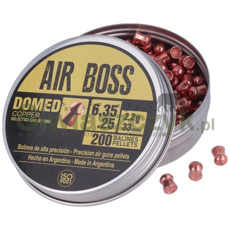 Śrut APOLO AIR BOSS Domed 6,35/200 2,20g(33,00gr)(E30200)-120855