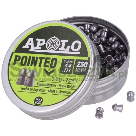 Śrut APOLO Premium Pointed Heavy 4,5/250 0,60g(9,00gr)(E19102)-120865