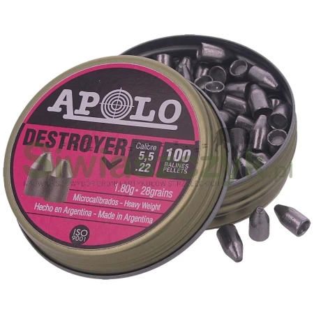 Śrut APOLO Premium Destroyer Heavy 5,5/100 1,80g(28,00gr)(E19901)-120866