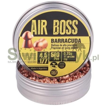 Śrut APOLO Air Boss Barracuda Copper 4,50/500 0,70g(11,00gr)(E30002)-120879