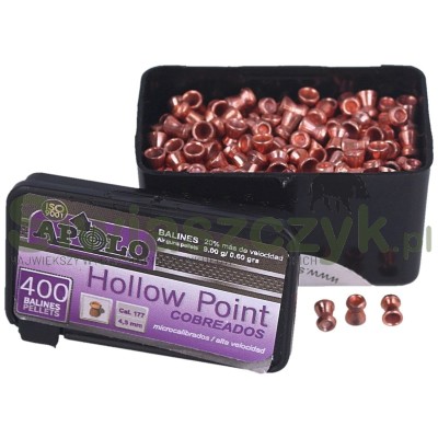 Śrut APOLO Premium Hollow Point Copper 4,50/400 0,60g(9,00gr)(E19990)-120889
