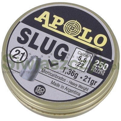 Śrut APOLO Slug 5,50/250 1,36g(21,00gr)(E19300)-120909