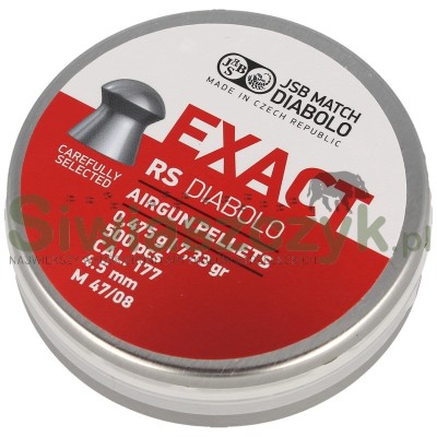 Śrut diabolo JSB Exact RS 4,52/500 0,47g(7,33gr)(546307-500)-120950