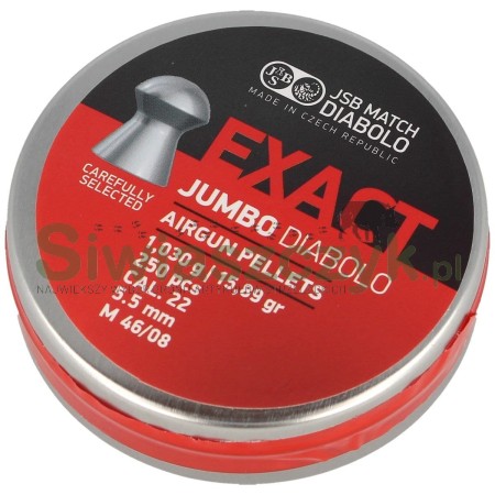 Śrut diabolo JSB EXACT JUMBO 5,51/250 1,03g(15,89gr)(546246-250)-120954