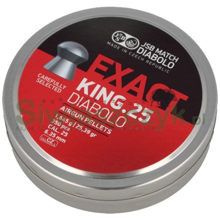 Śrut Diabolo JSB EXACT KING 6,35/350 2,20g(33,95gr)(546298-350)-120973