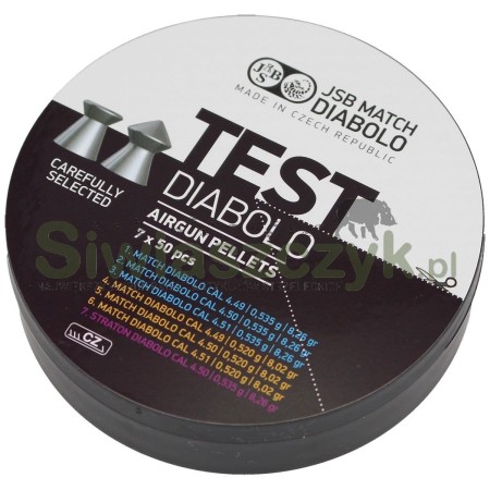 Śrut Diabolo JSB Match Test Middle Weight .17/350 (002002-350)-120975