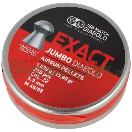 Śrut Diabolo JSB Exact Jumbo 5,50/250 1,03g(15,89gr)(546245-250)-120983