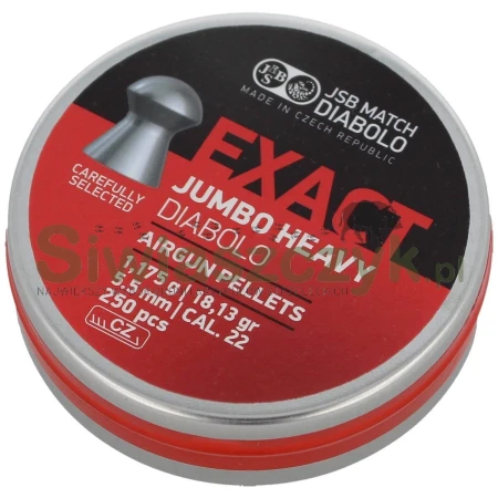 Śrut Diabolo JSB Jumbo Heavy 5,52/250 1,17g(18,13gr)(546287-250)-120993