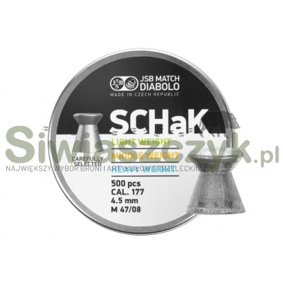 Śrut Diabolo JSB SCHaK HEAVY Weight 4,50/500 0,535g(001045-500)-121002