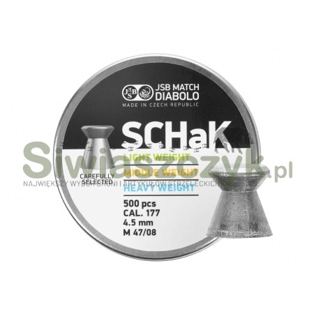 Śrut Diabolo JSB SCHaK HEAVY Weight 4,50/500 0,535g(001045-500)-121002
