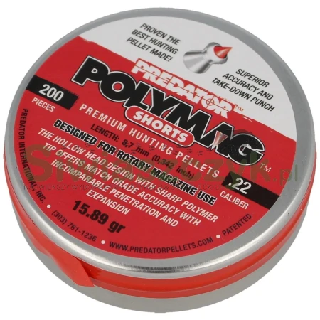 Śrut Diabolo JSB Predator PolyMag Shorts 5,50/200 1,03g(15,89gr)(1011-01-200)-121004