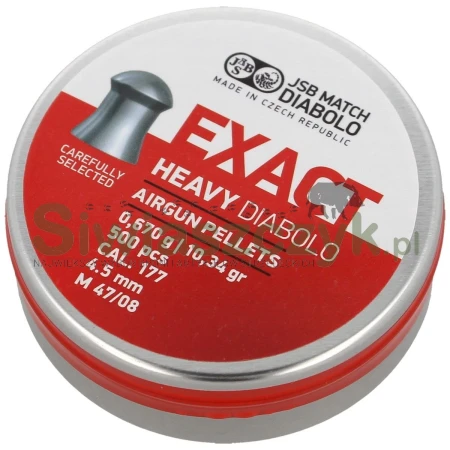 Śrut Diabolo JSB Exact Heavy 4,52/200 0,67g(10,34gr)(546267-500)-121005