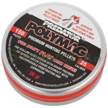 Śrut Diabolo JSB Predator PolyMag 6,35/150 1,645g(26,00gr)(1004-01-150)-121013