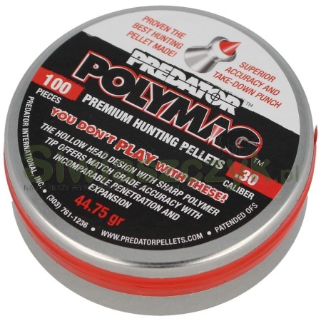 Śrut Diabolo JSB Predator PolyMag 7,62/100 2,9g(44,75gr)(1007-01-100)-121015