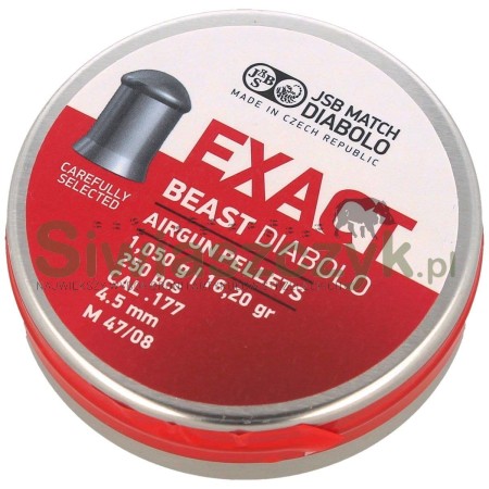 Śrut Diabolo JSB Exact Beast 4,52/250 1,055g(16,20gr)(546279-250)-121017