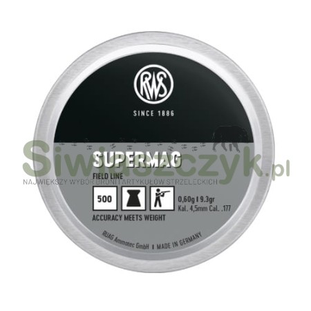 Śrut RWS SuperMag 4,50/500 0,60g(9,30gr)(2136759)-121093
