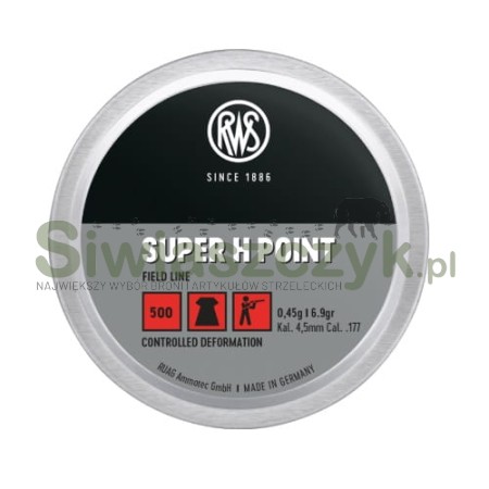 Śrut RWS Super H-Point 4,50/500 0,45g(6,90gr)(2136678)-121094