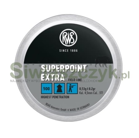 Śrut RWS SuperPoint Extra 4,50/500 0,53g(8,20gr)(2136716)-121095