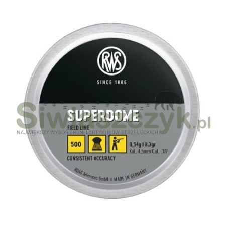 Śrut RWS SuperDome 4,50/500 0,54g(8,30gr)(2136791)-121096