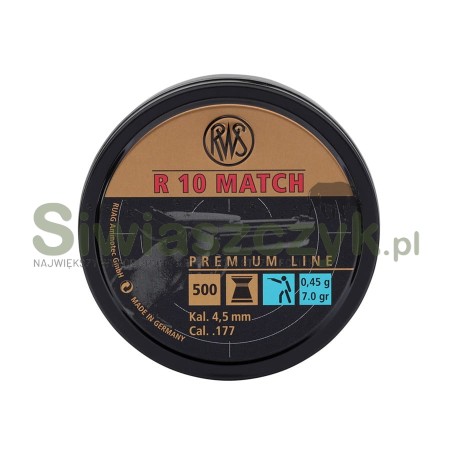 Śrut RWS R 10 4,51/500 0,45g(7,00gr)(2315443)-121099