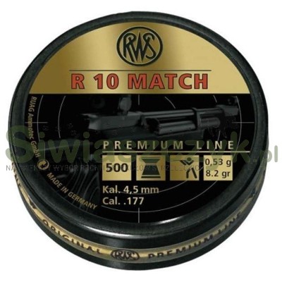 Śrut RWS R 10 Match 4,49/500 0,53g(8,20gr)(2137364)-121103