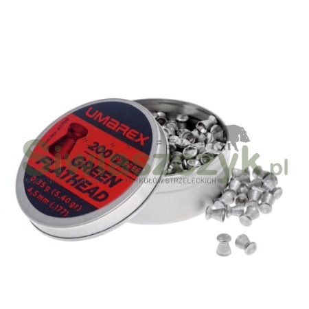 Śrut UMAREX Green Flathead 4,5/200 0,35g(5,40gr)(4.1709)-121149