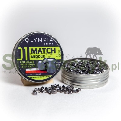 Śrut OLYMPIA Match Middle 4,5/500 0,52g(8,02gr)(MM-500)-121189