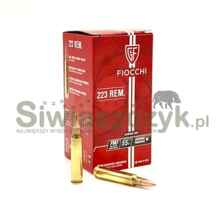 Amunicja FIOCCHI 223Rem FMJ 3,56g(55gr)-121210