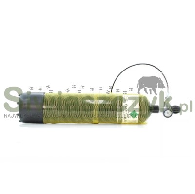 Butla nurkowa MIDLAND DIVING 7l z manometrem i wężem (H021383)-121234