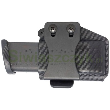 Ładownica CONCEALMENT EXPRESS IWB/OWB Kydex na magazynek dwurzędowy 9mm/40SW Carbon (CEX-198590)-122538