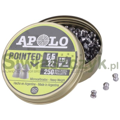 Śrut APOLO Premium Pointed 5,5/250 1,15g(18,00gr)(E19601)-120867
