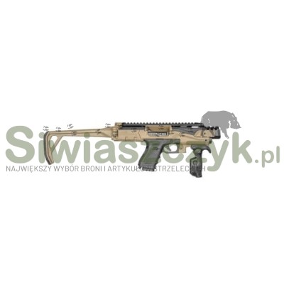 Adapter FAB DEFENSE Glock KPOS Scout (Zestaw SCOUT Basic) - piaskowy-122599