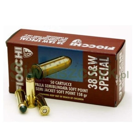 Amunicja FIOCCHI 38Spec SJSP 10,24g(158gr)-124644