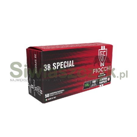 Amunicja FIOCCHI 38 Spec FMJ 10,24g(158gr)-124646