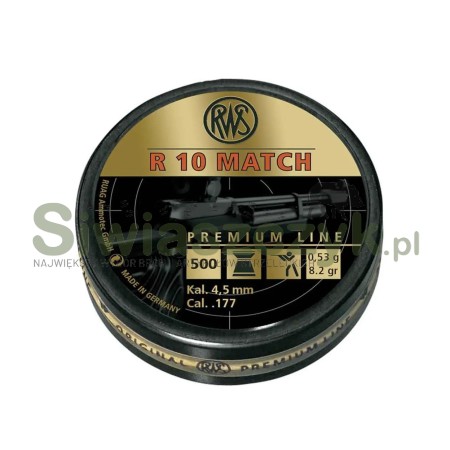 Śrut RWS R 10 Match 4,50/500 0,53g(8,20gr)(2135906)-121101