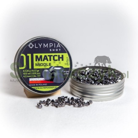Śrut OLYMPIA Match Middle 4,5/500 0,52g(8,02gr)(MM-500)-121189