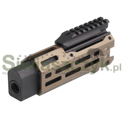 Łoże STRIKE INDUSTRIES M-LOK do CZ Scropion EVO Strike 6” Handguard (SI-CEVO-HG-6-FDE)-124741