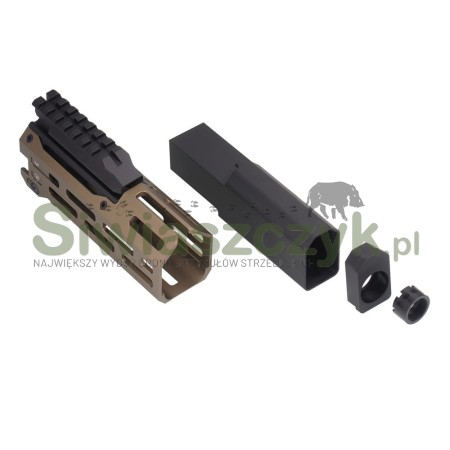 Łoże STRIKE INDUSTRIES M-LOK do CZ Scropion EVO Strike 6” Handguard (SI-CEVO-HG-6-FDE)-124742