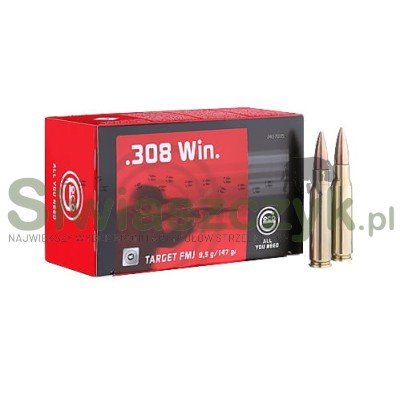 Amunicja GECO 308 Win. FMJ Target 9,5g(147gr)-120249