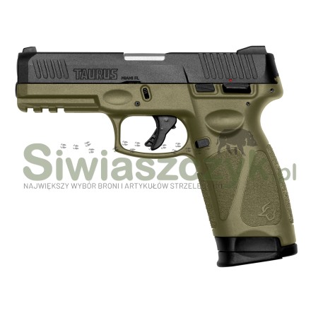 Pistolet TAURUS G3 Green/Black Steel kal. 9x19-120405