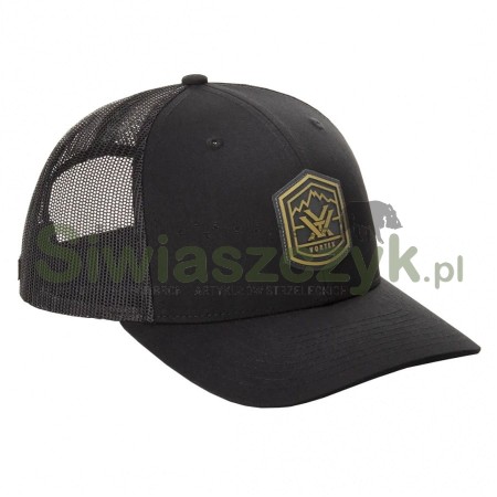 Czapka VORTEX z daszkiem męska Total Ascent czarna -120139
