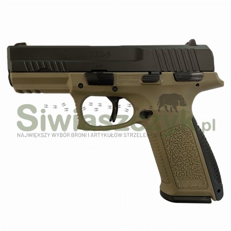 Pistolet AgaOglu AHSS FXS-9 Desert kal. 9x19-120200
