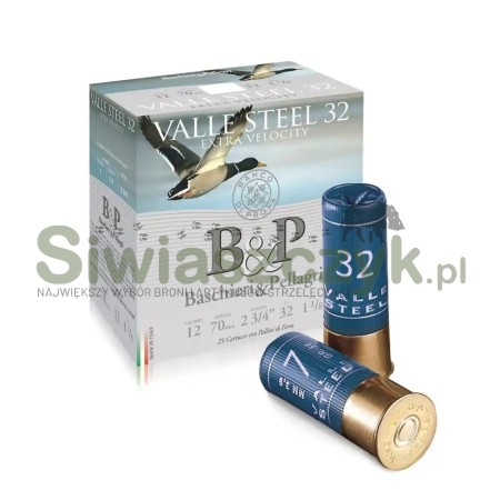 Naboje B&P 12/70 Valle Steel 32g- 3-124834