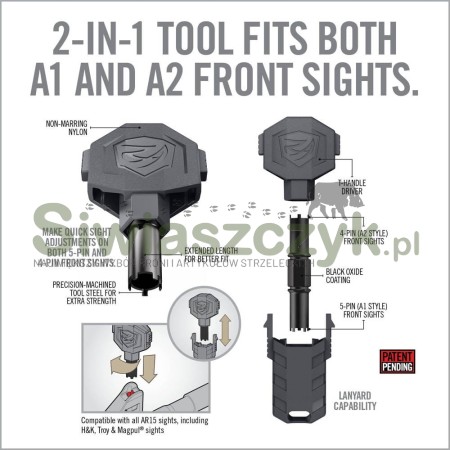 Klucz REAL AVID do regulacji muszki Front Sight Adjuster Pro AR-15(AVARFSAPRO)-124852