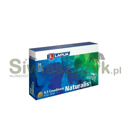 Amunicja LAPUA 6,5 Creedmoor Naturalis 9,1g(140gr)-119884