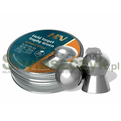 Śrut Diabolo H&N FTT GREEN 4,5/300 0,36g(5,56gr)-124885