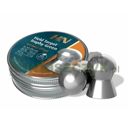 Śrut Diabolo H&N FTT GREEN 4,5/300 0,36g(5,56gr)-124885