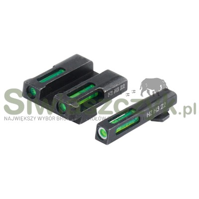 Zestaw HI-VIZ Glock LiteWave H3 muszka + szczerbinka (GLN325)-124941